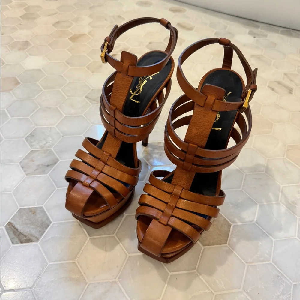 Like New YSL Sassy Strappy Sandals - Picture 1 of 11